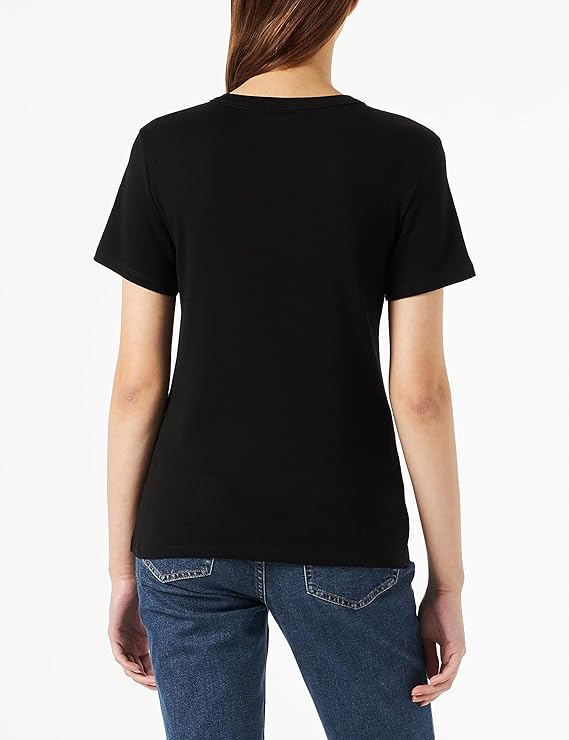 Petit Bateau Women's Iconic Cotton Round Neck T-Shirt Black Color Style A03YY Sizes XXSmall - XLarge - A Secret Admirer