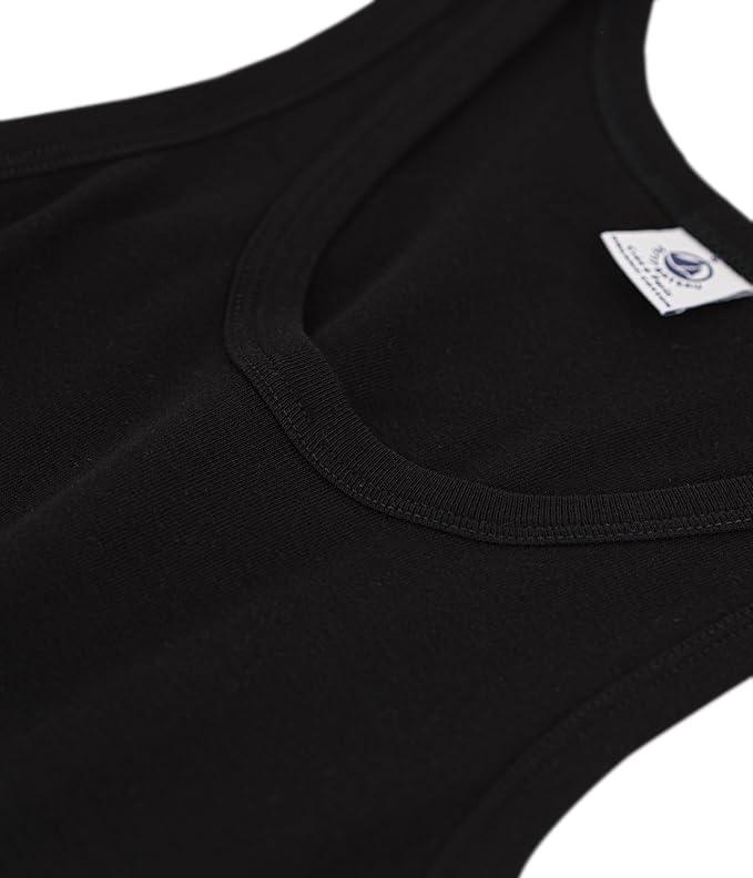 Petit Bateau Women's Iconic Cotton Vest Black Style A040G Size XXSmall - XLarge - A Secret Admirer