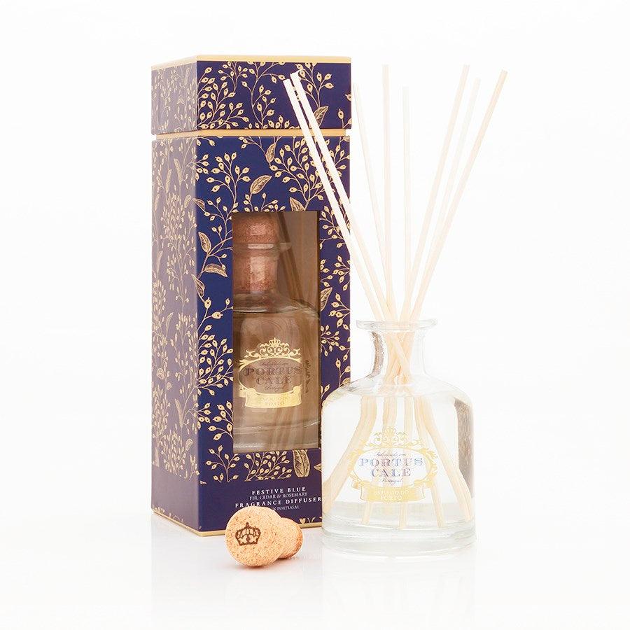 Portus Cale Festive Blue Clear Fragrance Diffuser 250 ml - A Secret Admirer