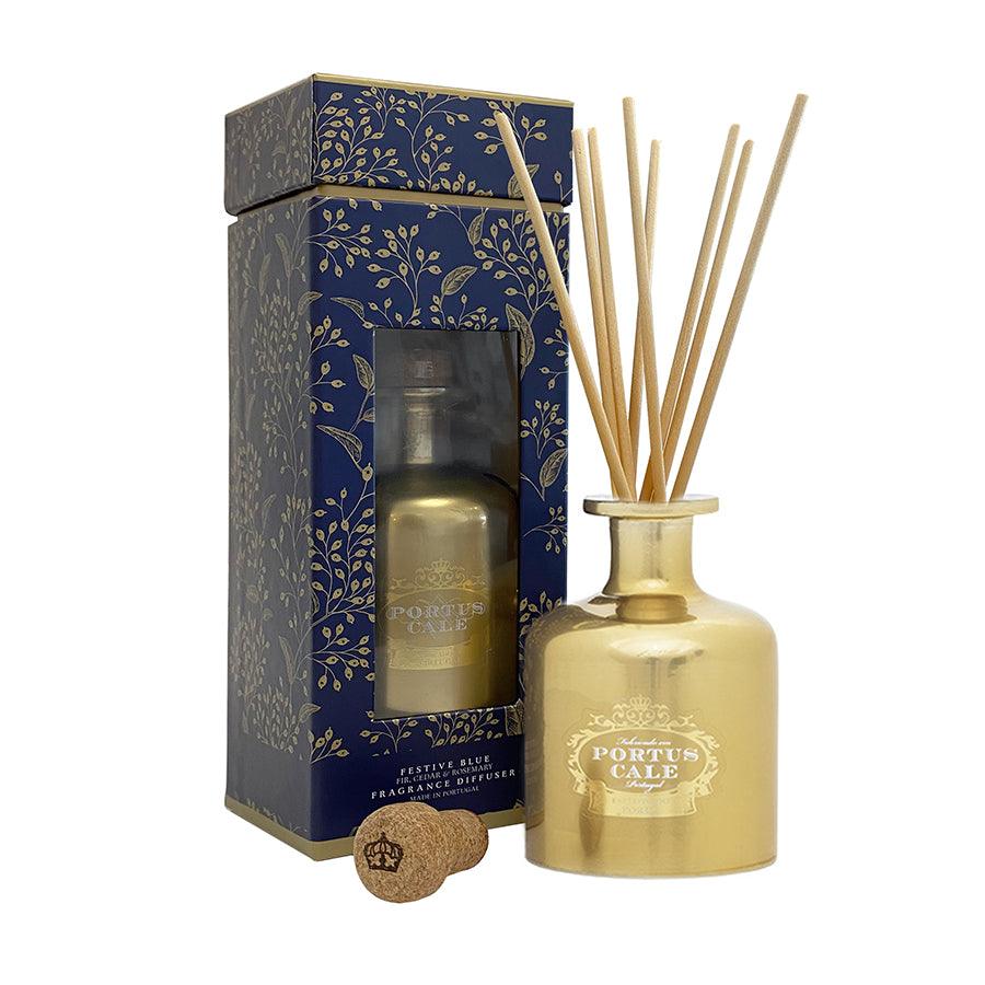 Portus Cale Festive Blue Golden Fragrance Diffuser 250 ml - A Secret Admirer