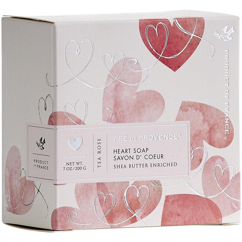 Pre de Provence Gift Box Heart Soap Tea Rose 7oz - A Secret Admirer