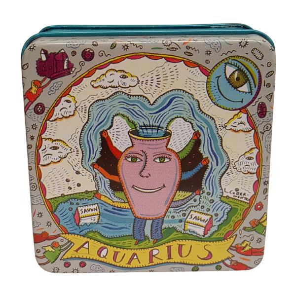 Pre de Provence Zodiac Soap in Tin 3.5oz - Aquarius - A Secret Admirer