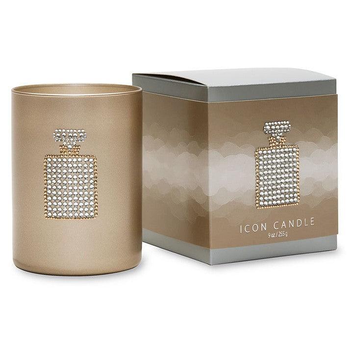 Primal Elements Vintage Icon Candle - Perfume Bottle 9oz - A Secret Admirer