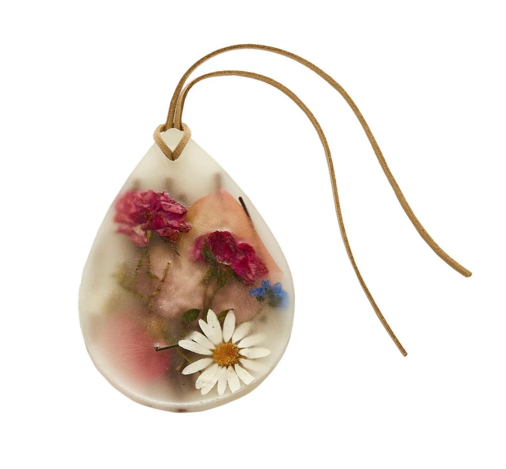Rosy Rings Apricot Rose Teardrop Botanical Sachet - A Secret Admirer
