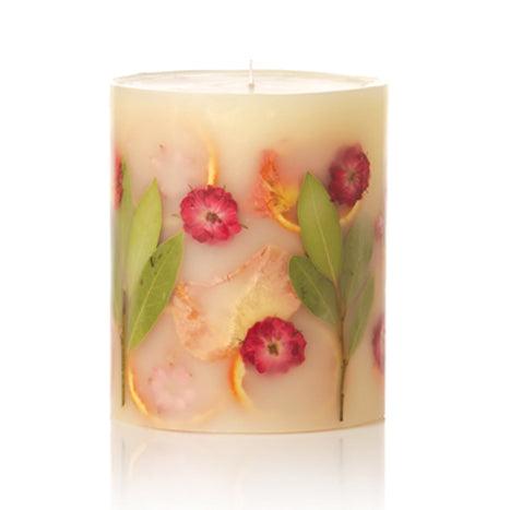 Rosy Rings Peony & Pomelo Botanical Candle 6.5 inch Tall - A Secret Admirer