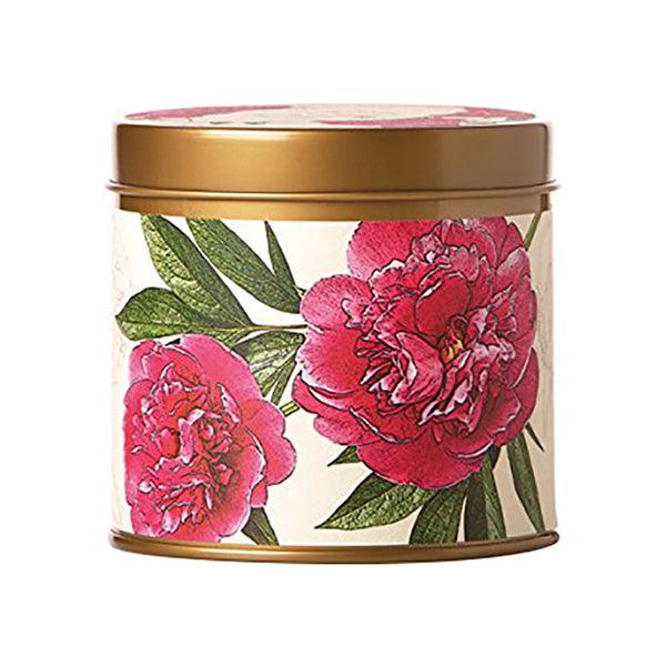 Rosy Rings Peony & Pomelo Soy Tin Candle 8oz - A Secret Admirer