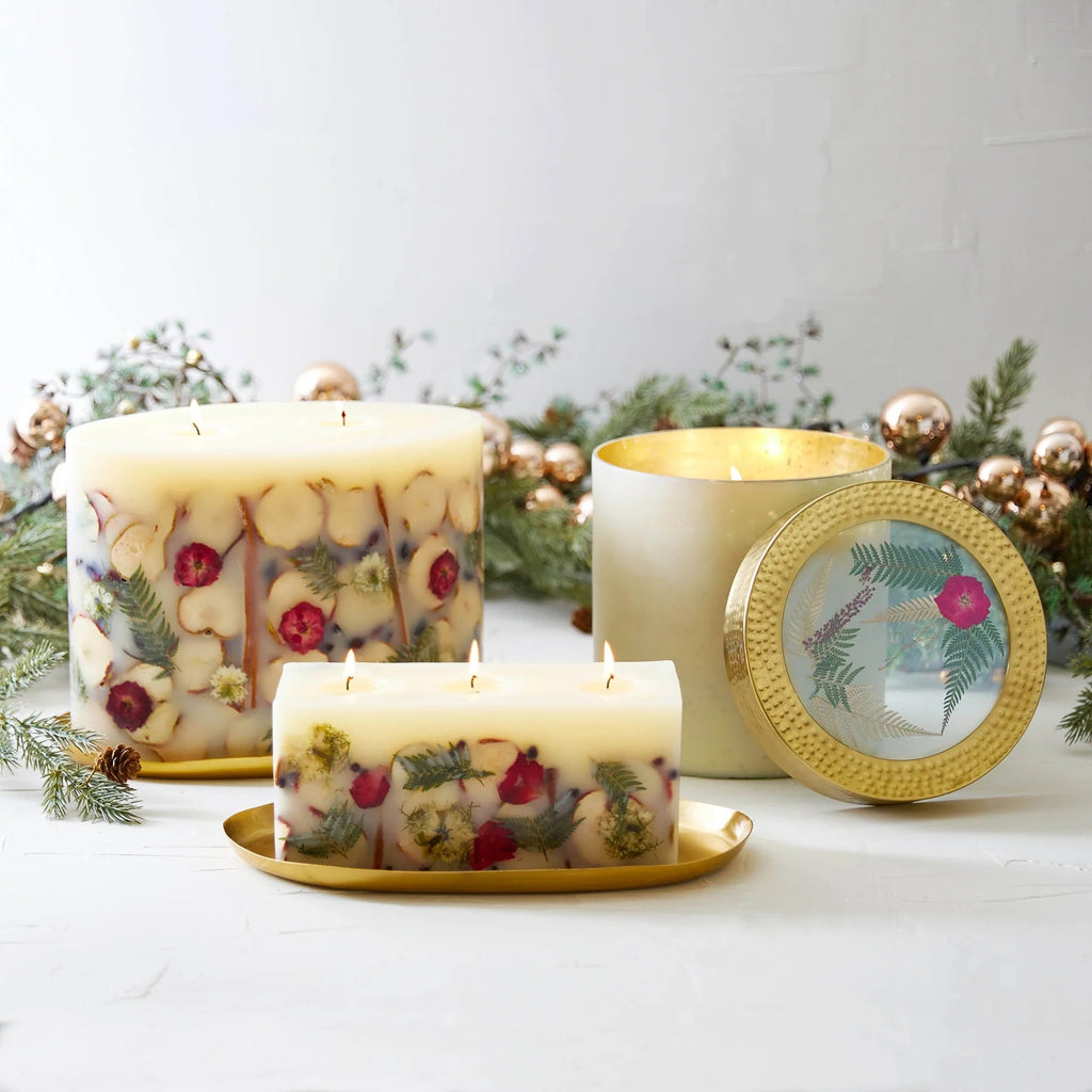 Rosy Rings Spicy Apple Botanical 3 Wick Brick Candle - A Secret Admirer