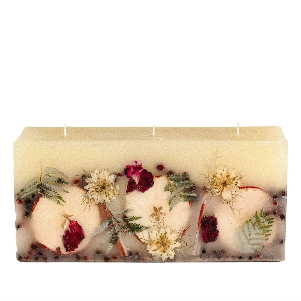 Rosy Rings Spicy Apple Botanical 3 Wick Brick Candle - A Secret Admirer