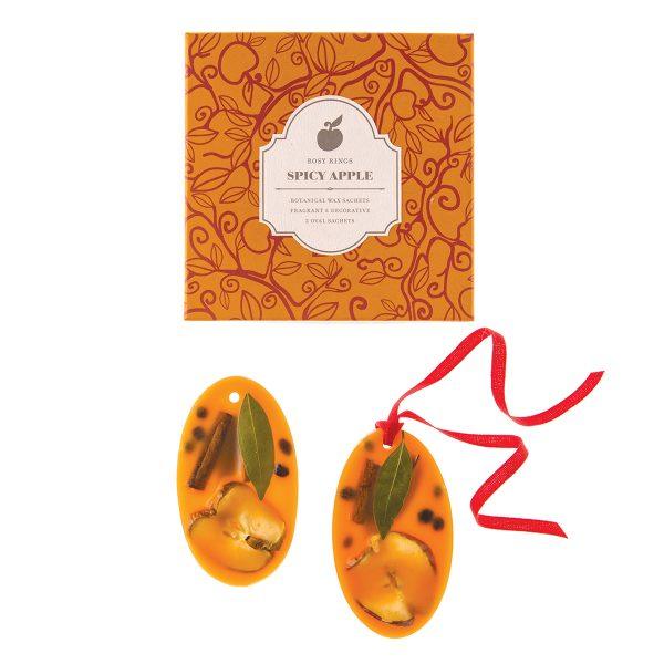 Rosy Rings Spicy Apple Oval Wax Sachet - A Secret Admirer