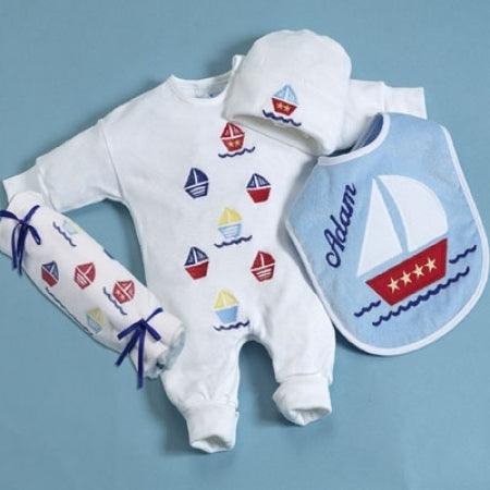 Sail Away Layette Personalized Baby Gift - A Secret Admirer