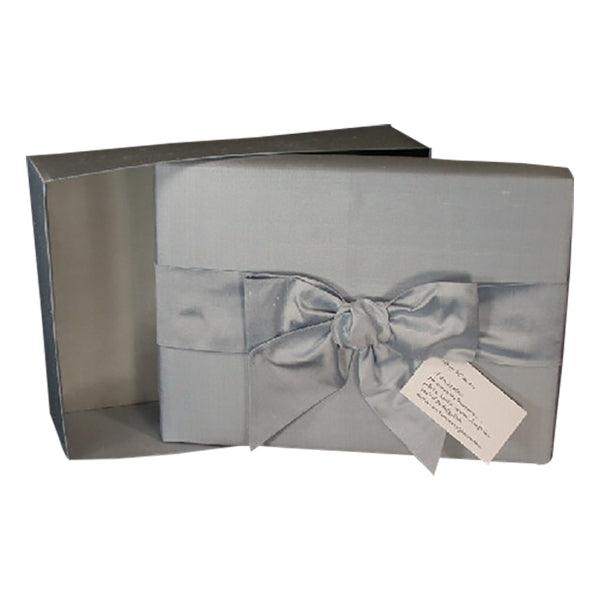 Simply Elegant Light Blue Dupioni Silk - A Secret Admirer