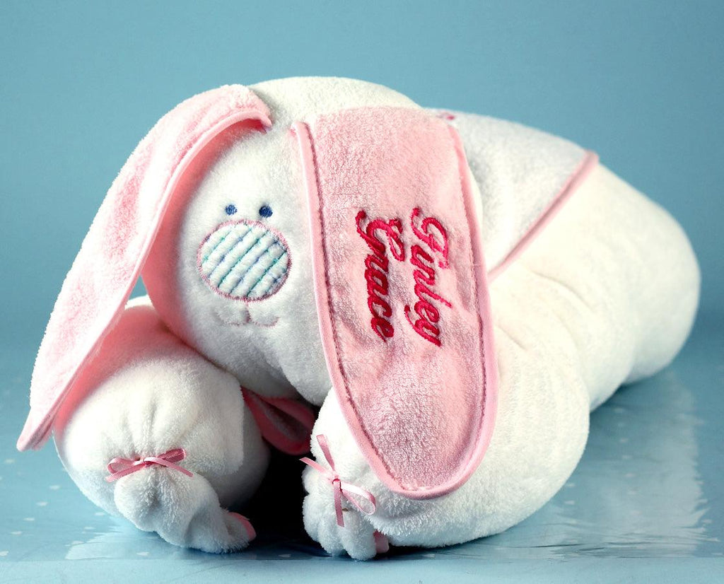 Snuggle Bunny Personalized Baby Blanket Gift Set - A Secret Admirer