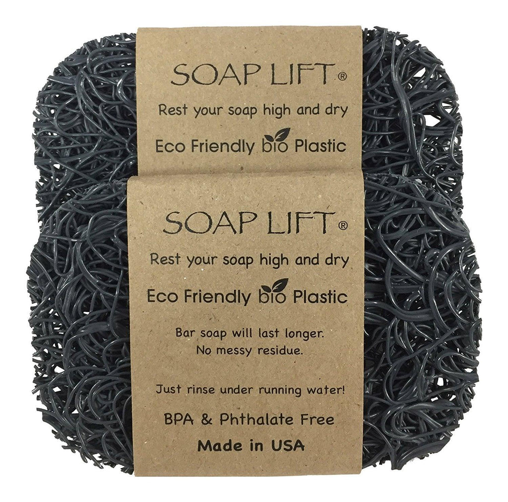 Soap Lift Soap Dish, Two Pack - Gray - A Secret Admirer