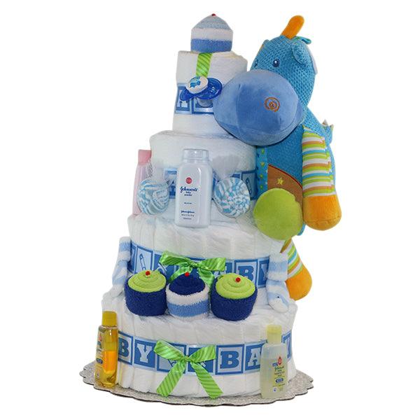 Sweet Baby Horse Boy Diapercake - A Secret Admirer