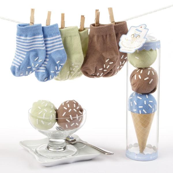 Sweet Feet Three Scoops of Socks Gift Set (Blue) - A Secret Admirer