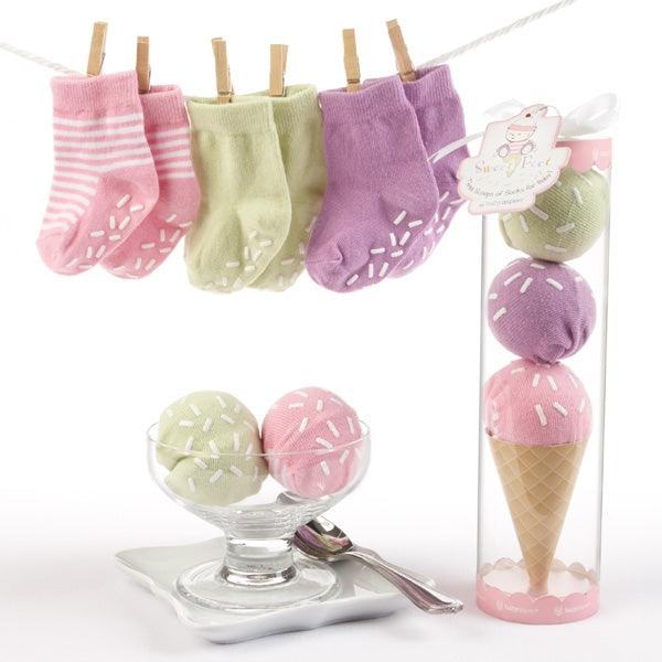 Sweet Feet Three Scoops of Socks Gift Set (Pink) - A Secret Admirer