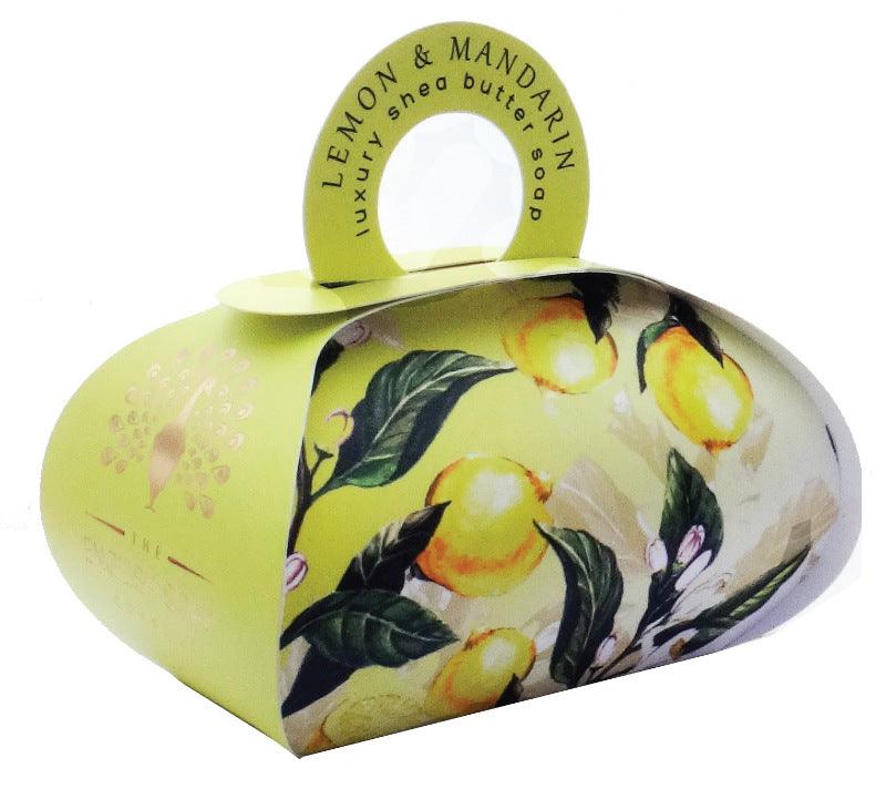 The English Soap Company Luxurious Gift Soap Large Lemon & Mandarin 9.2oz - A Secret Admirer