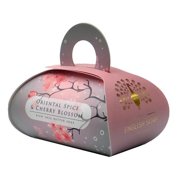 The English Soap Company Luxurious Gift Soap Large Oriental Spice & Cherry Blos 9.2oz - A Secret Admirer
