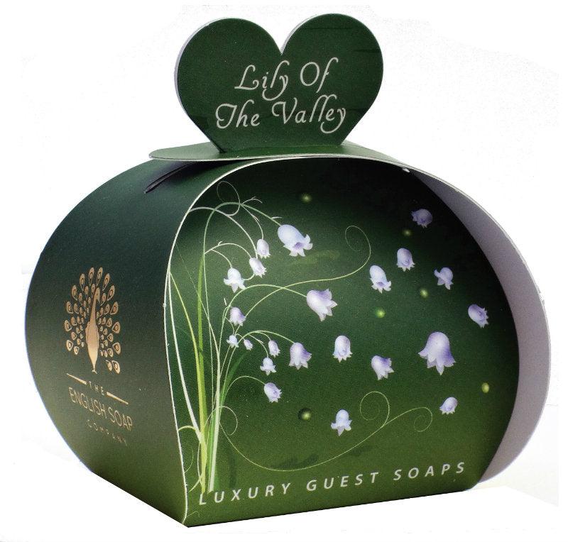 The English Soap Company Luxury Guest Soap Lily 2oz - A Secret Admirer