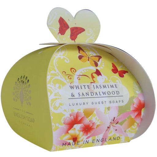 The English Soap Company White Jasmine & Sandalwood Luxury Guest Soap 2oz - A Secret Admirer