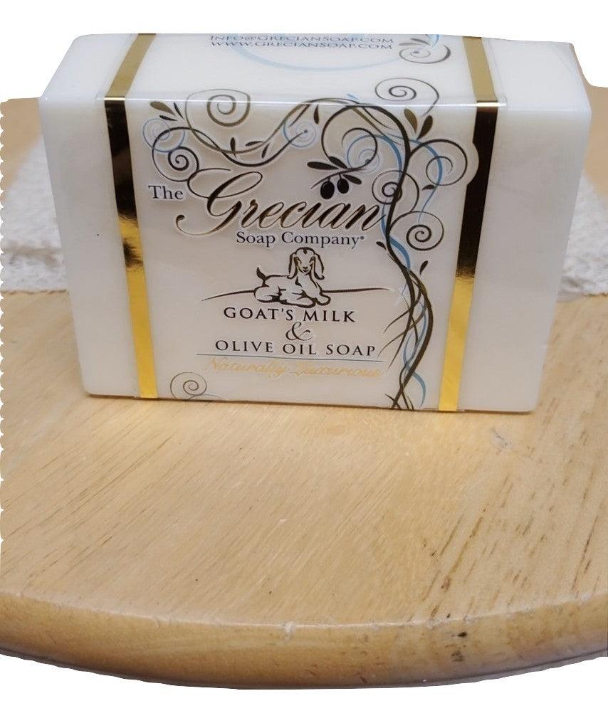 The Grecian Soap Company Goats Milk and Olive Oil Soap 5oz - Plumeria - A Secret Admirer