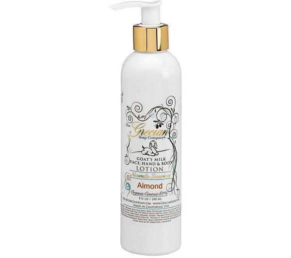The Grecian Soap Company Organic Goats Milk Lotion - Almond - A Secret Admirer