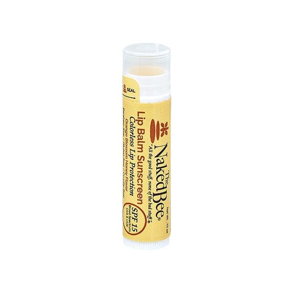 The Naked Bee SPF 15 Orange Blossom Honey Colorless Lip Balm - A Secret Admirer
