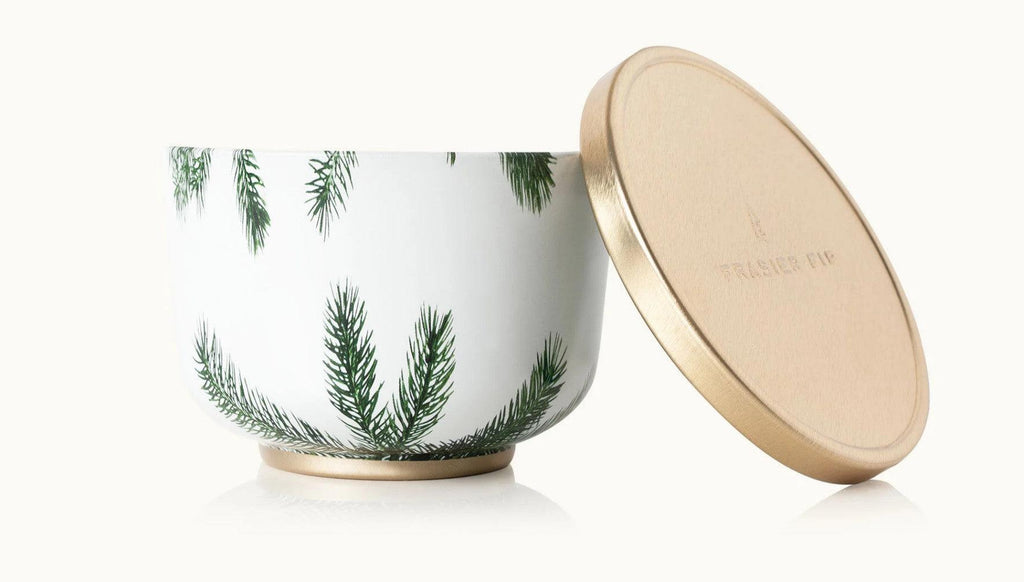 Thymes Frasier Fir Candle Tin with Gold Lid - A Secret Admirer