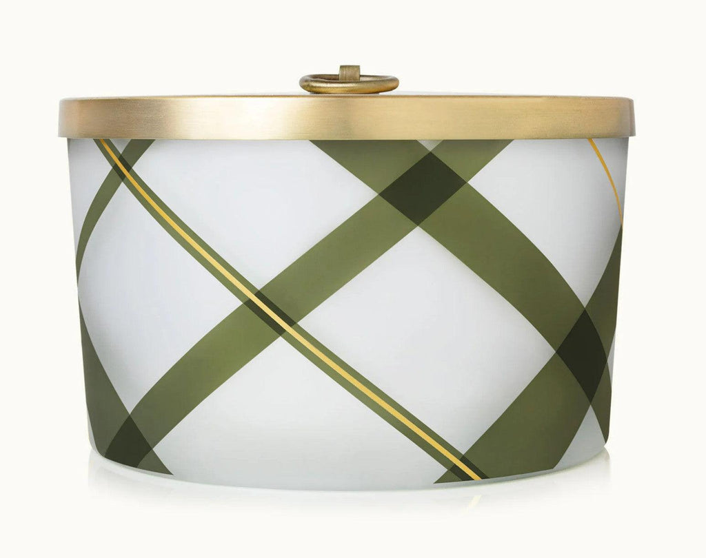 Thymes Frasier Fir Frosted Plaid 3 - Wick Candle - A Secret Admirer