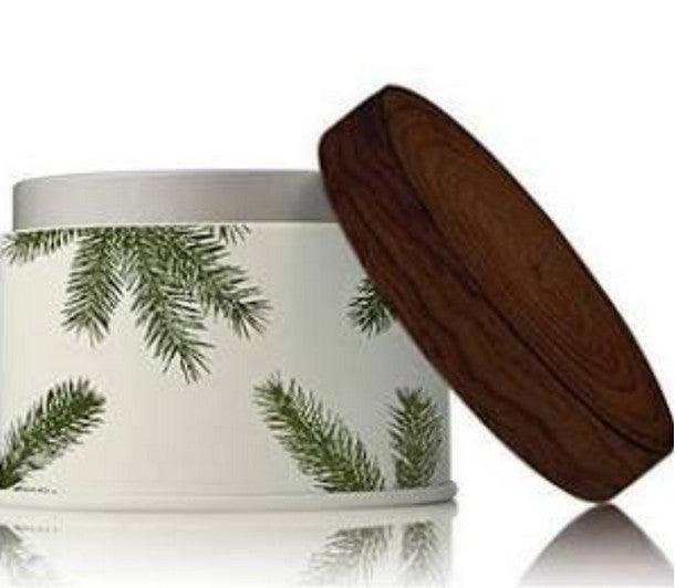 Thymes Frasier Fir Poured Candle in Tin 6.5 oz - A Secret Admirer
