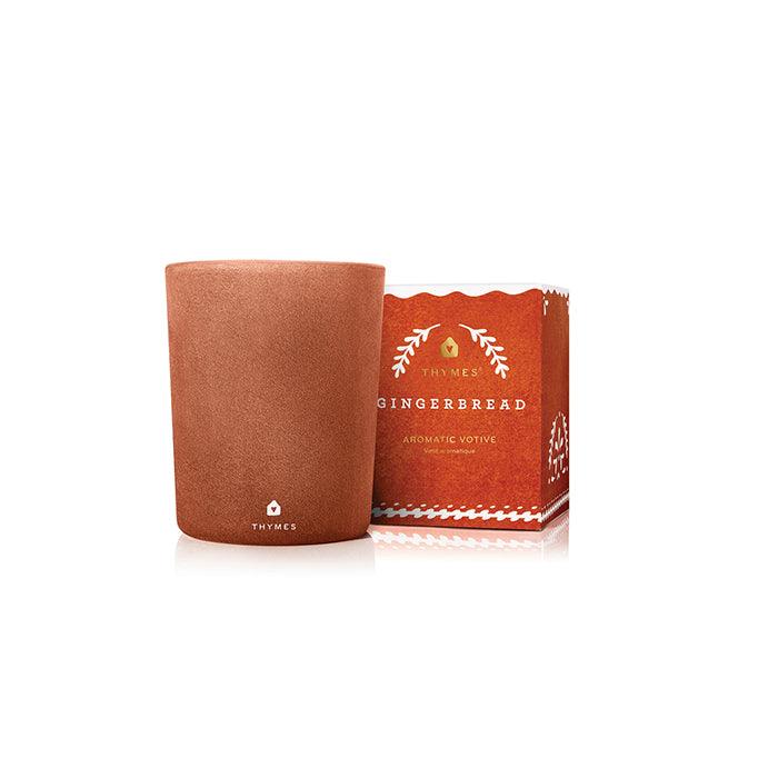 Thymes Gingerbread Votive Candle 2 Oz - A Secret Admirer