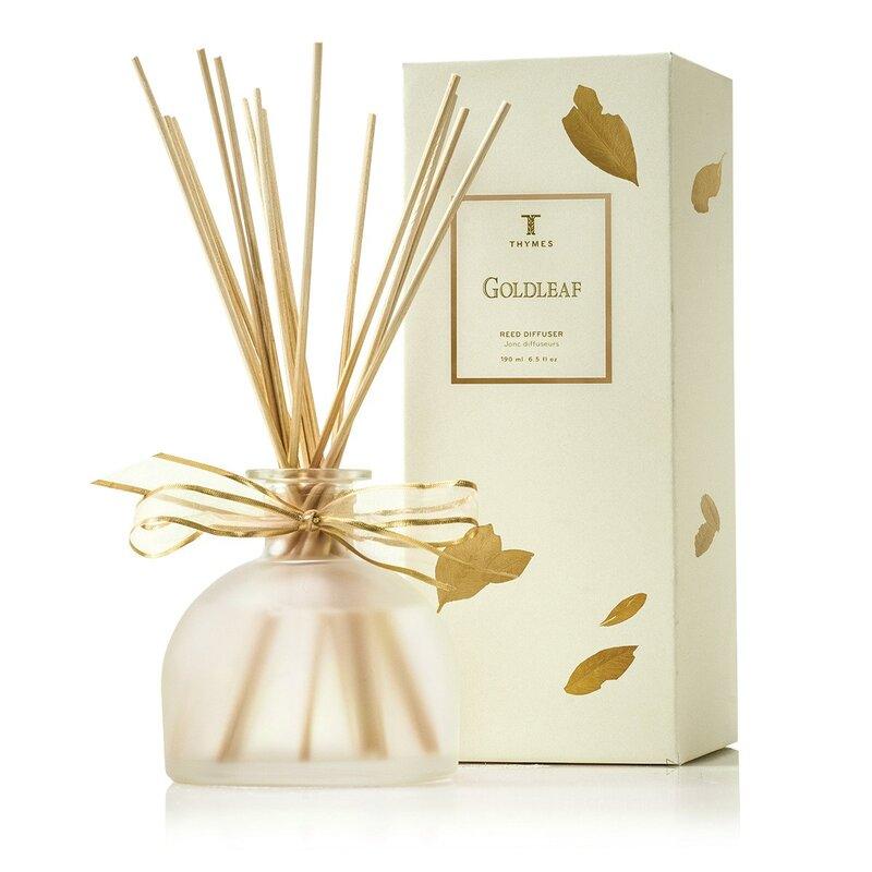 Thymes Goldleaf Fragrance Diffuser 7Oz - A Secret Admirer