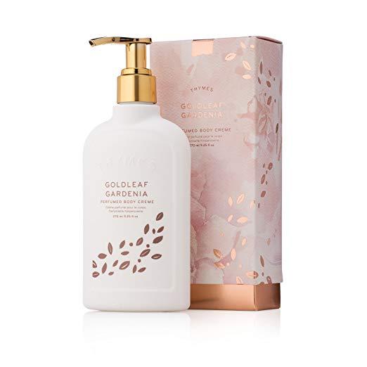 Thymes Goldleaf Gardenia Body Creme 9.25oz - A Secret Admirer