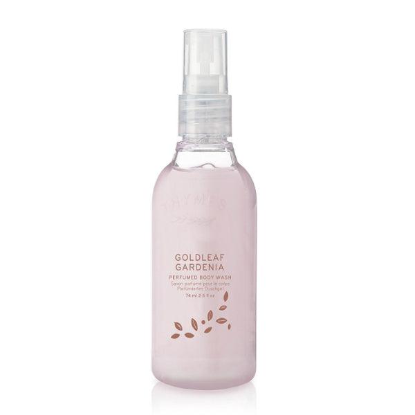 Thymes Goldleaf Gardenia Petite Body Wash 2.5oz - A Secret Admirer