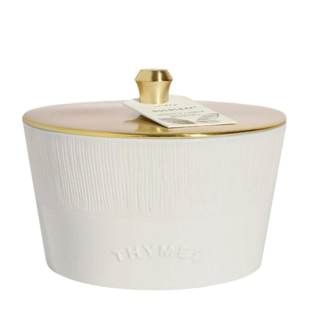 Thymes Goldleaf Statement 3 - Wick Candle - A Secret Admirer