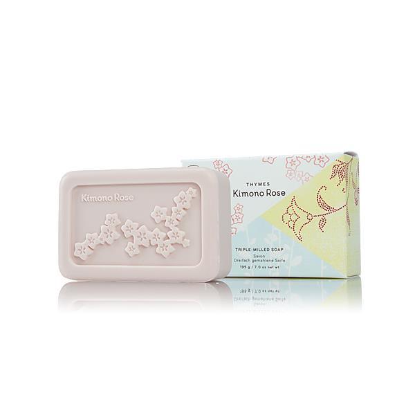 Thymes Kimono Rose Triple Milled Soap 7oz - A Secret Admirer