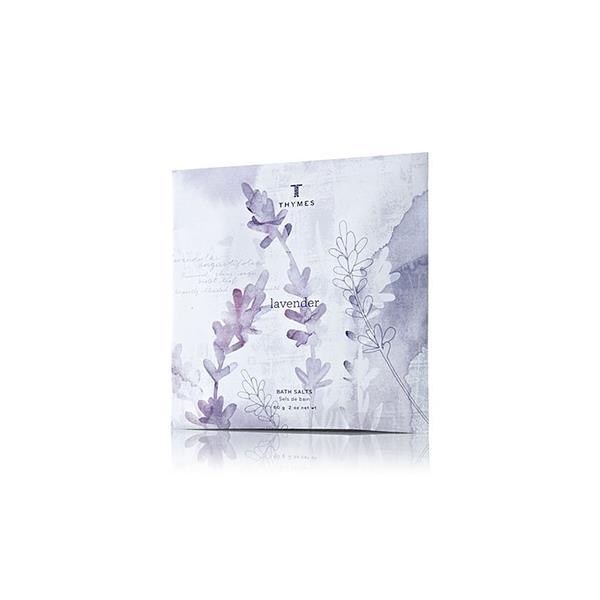 Thymes Lavender Bath Salts In Envelope 60 G 2 Oz Net Wt - A Secret Admirer