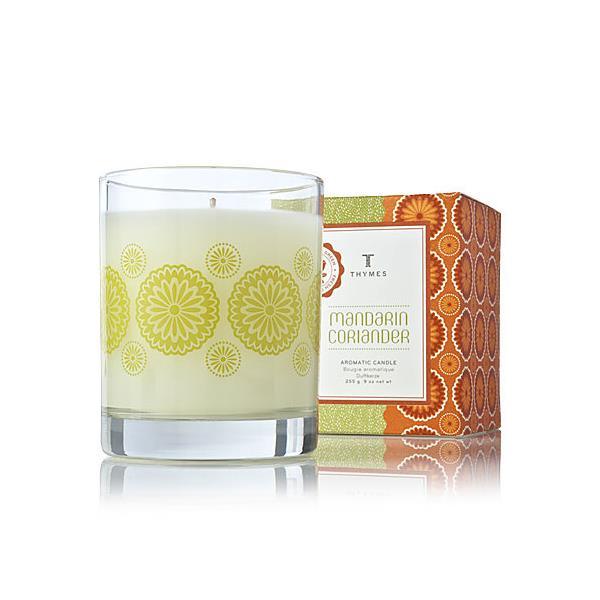 Thymes Mandarin Coriander Poured Candle 8oz - A Secret Admirer