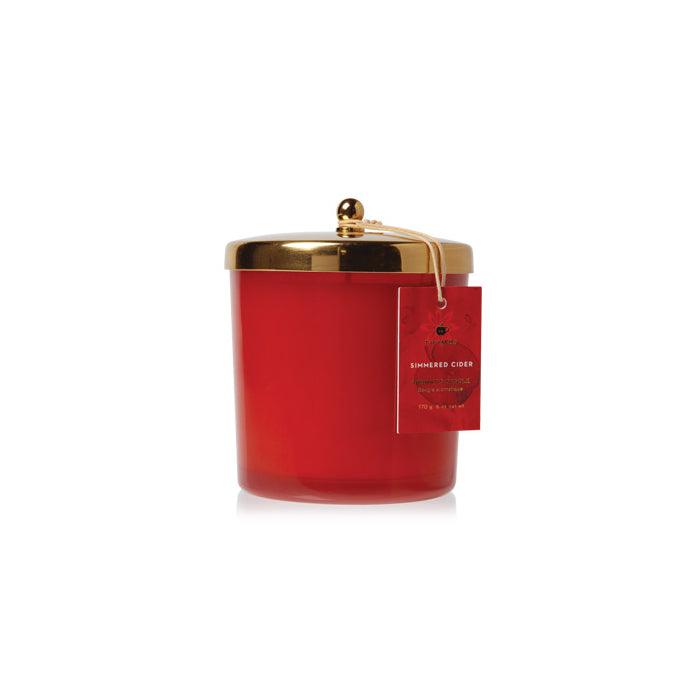 Thymes Simmered Cider Harvest Red Poured Candle 13oz - A Secret Admirer