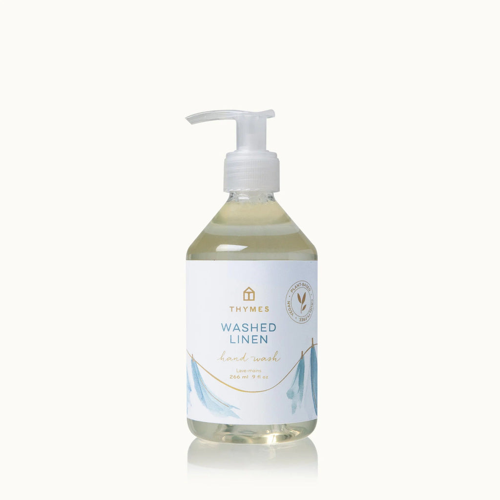 Thymes Washed Linen Hand Wash 9oz - A Secret Admirer