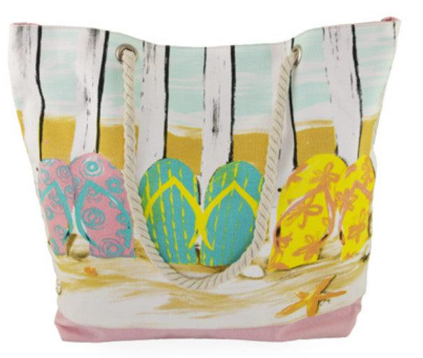 Tote Bag Flip Flops - A Secret Admirer