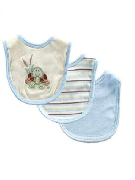 Touched by Nature Organic Bibs 3pk boy - A Secret Admirer