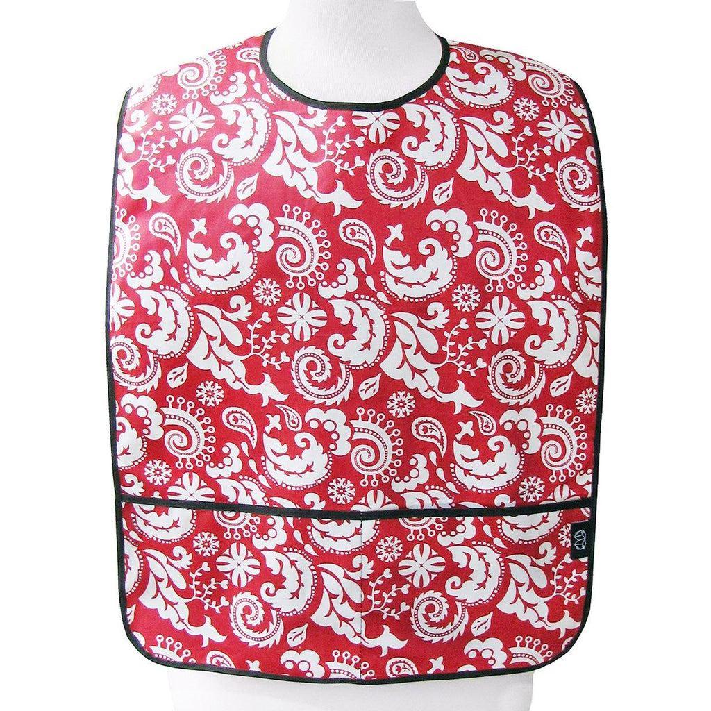 Two Lumps of Sugar Mod Damask Red Nibble & Dribble - A Secret Admirer