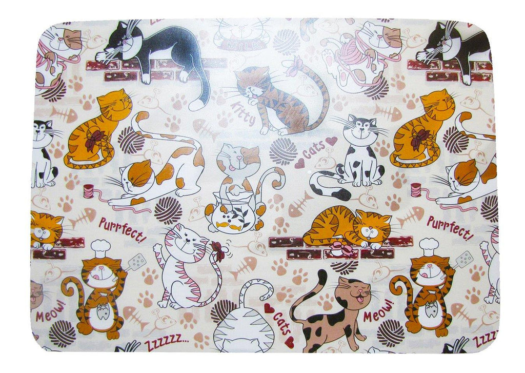Two Lumps Of Sugar Pretty Purrfect Set of 4 Placemats - A Secret Admirer