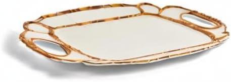 Two's Company Bamboo Touch Platter - A Secret Admirer