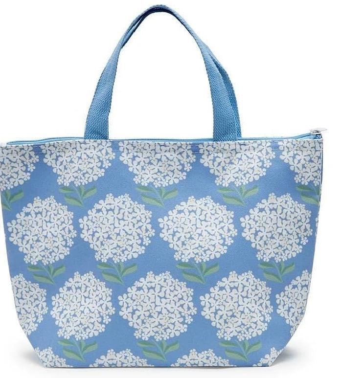 Two's Company Hydrangea Thermal Lunch Tote Bag Assorted 2 Colorways - A Secret Admirer