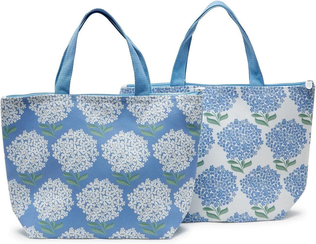 Two's Company Hydrangea Thermal Lunch Tote Bag Assorted 2 Colorways - A Secret Admirer