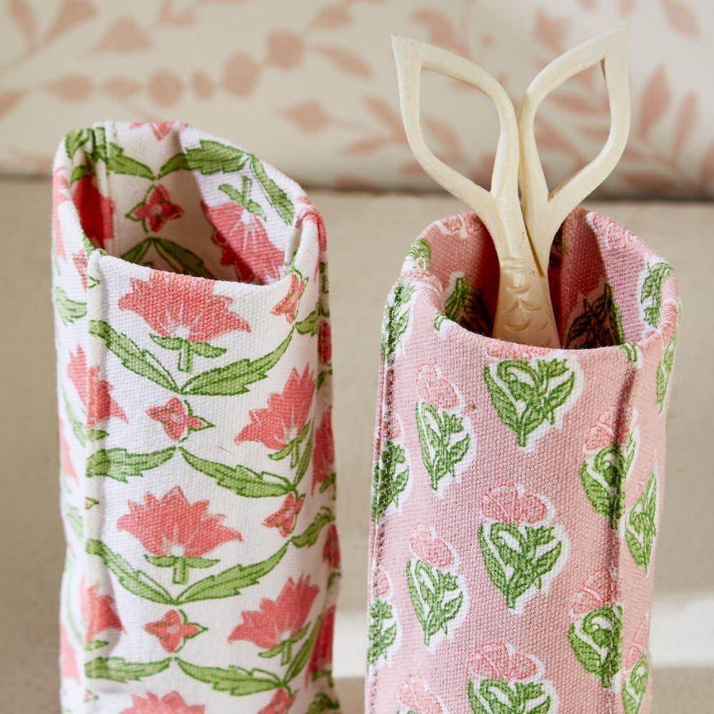 Two's Company "Looking Good Floral Print Weighted Eyeglasses Holder, Assorted 3 Patterns - A Secret Admirer