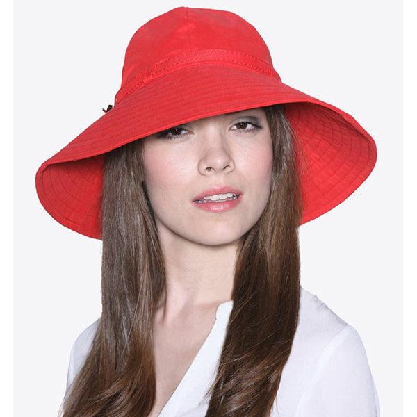 Vinrella Red Matte Rain/Sun Hat - A Secret Admirer