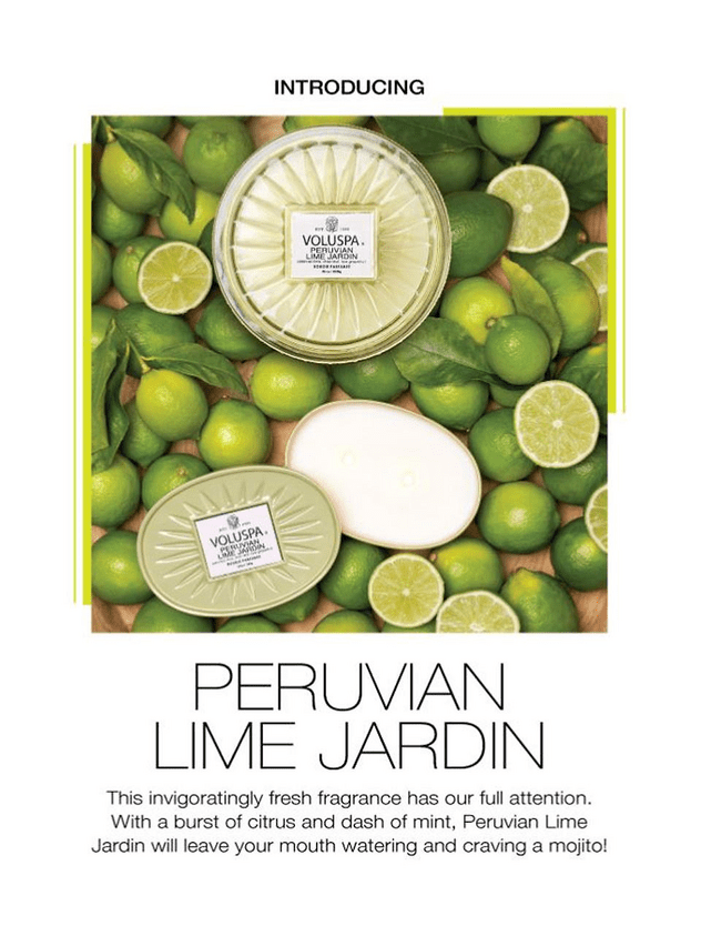 Voluspa Peruvian Lime Jardin Diffuser 6.5oz - A Secret Admirer